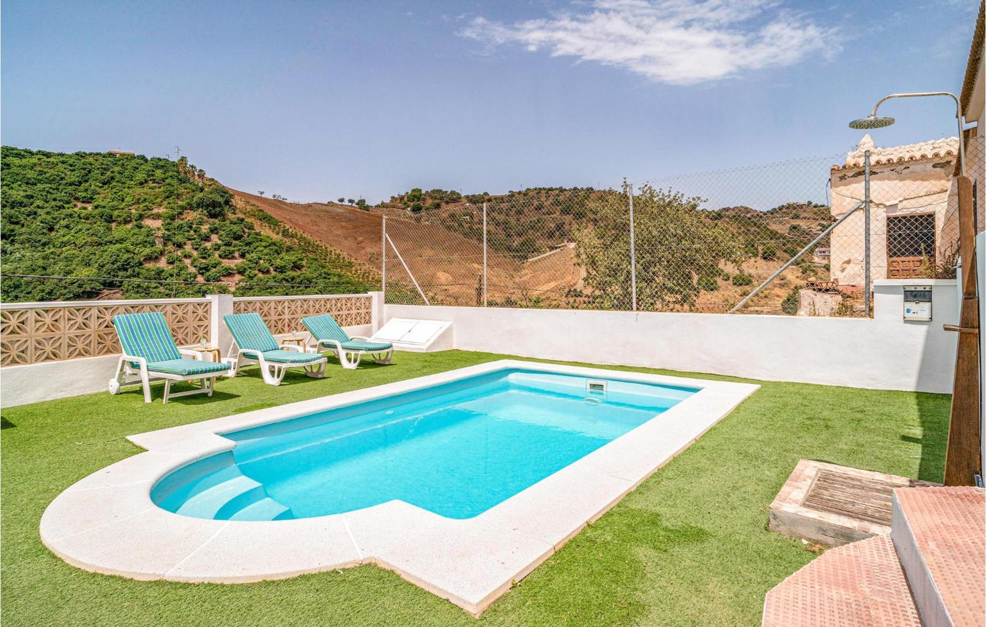 Gorgeous Home In Cajiz With Wifi Cajis Екстер'єр фото