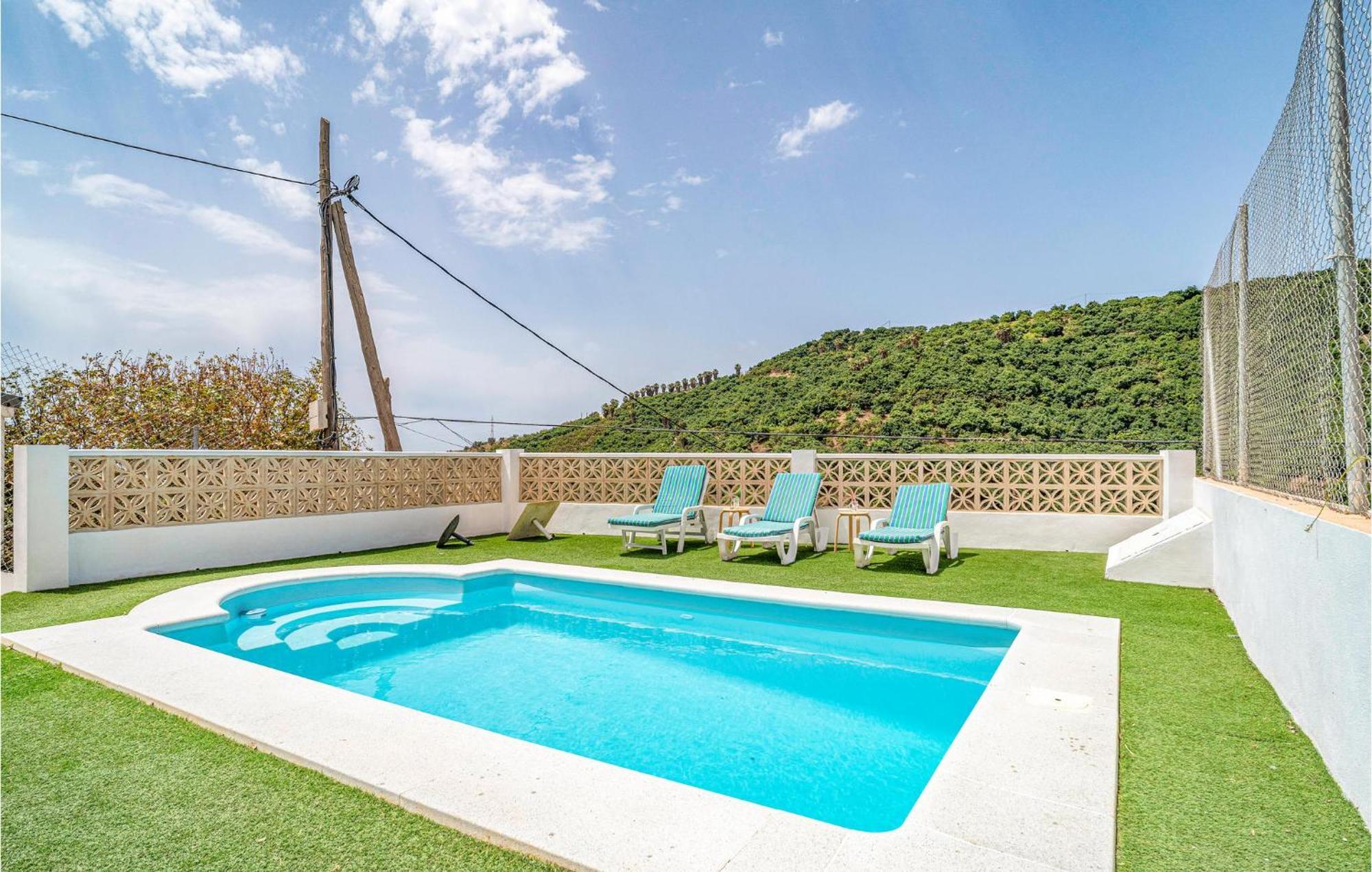 Gorgeous Home In Cajiz With Wifi Cajis Екстер'єр фото