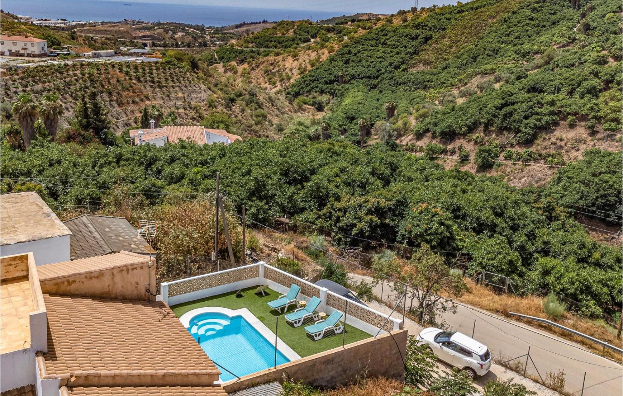 Gorgeous Home In Cajiz With Wifi Cajis Екстер'єр фото